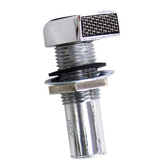 Whitecap Fuel Vent - Rectangular Head, Straight, 9/16" Hose - Reel Draggin' Tackle