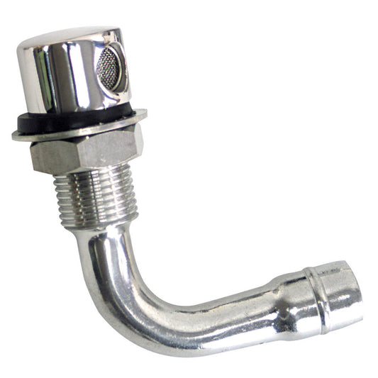Whitecap Fuel Vent - Round Head, 90 Degree, 9/16" Hose - Reel Draggin' Tackle