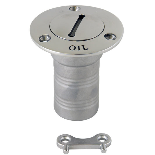 Whitecap Hose Deck Fill - 1-1/2" Hose - Oil - Reel Draggin' Tackle