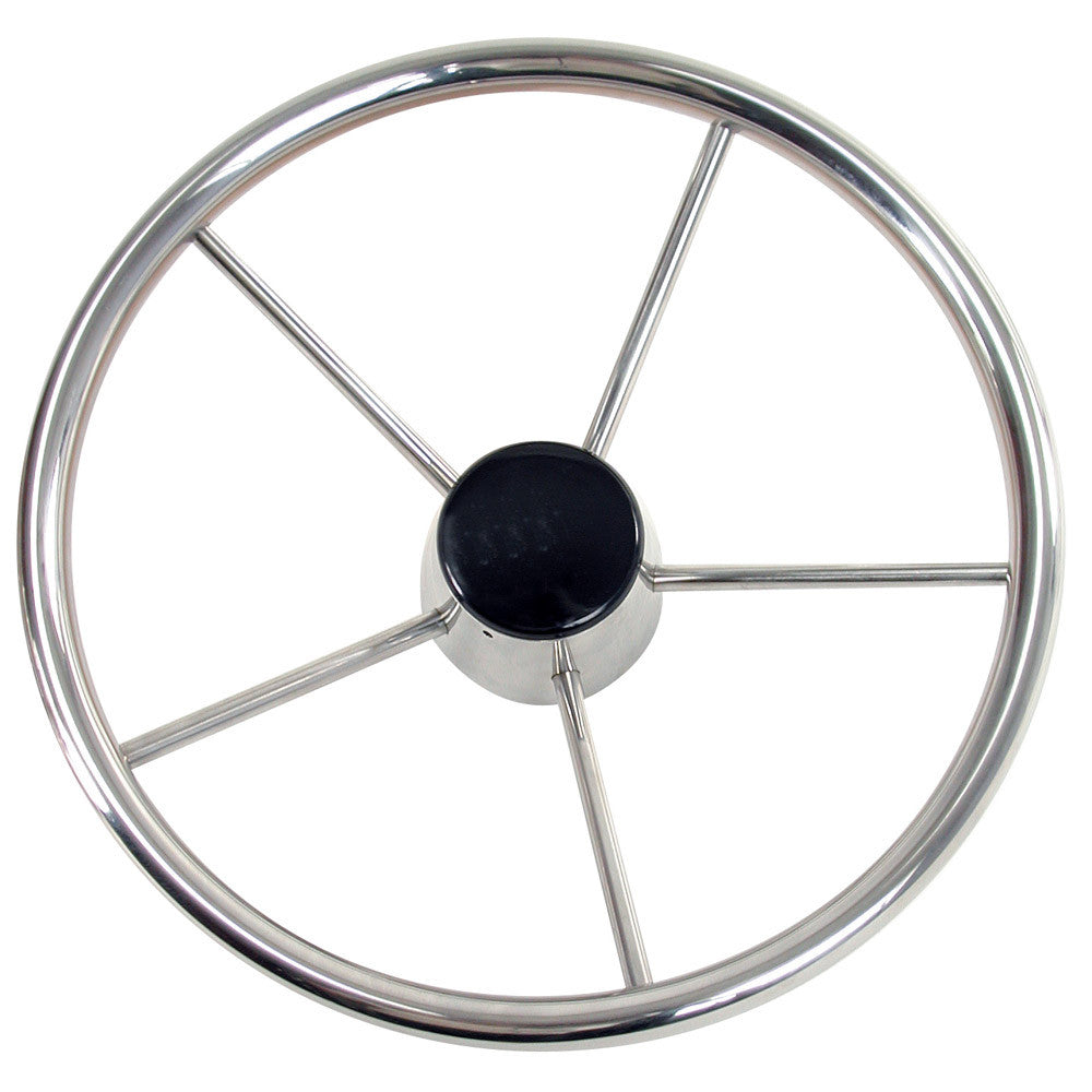 Whitecap Destroyer Steering Wheel - 13-1/2&#34; Diameter - Reel Draggin' Tackle