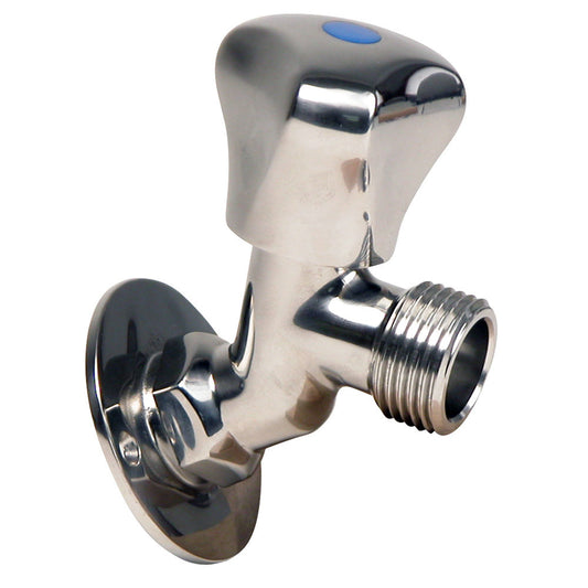 Whitecap S.S. Faucet 2-3/16" Base 3-3/16" Depth - Reel Draggin' Tackle
