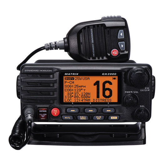 Standard Horizon Matrix GX2000 VHF w/Optional AIS Input 30W PA - Reel Draggin' Tackle