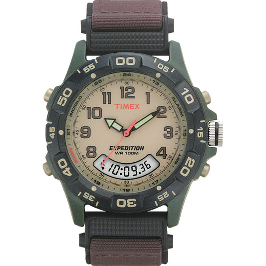 Timex Expedition Resin Combo Classic Analog Green/Black/Brown - Reel Draggin' Tackle