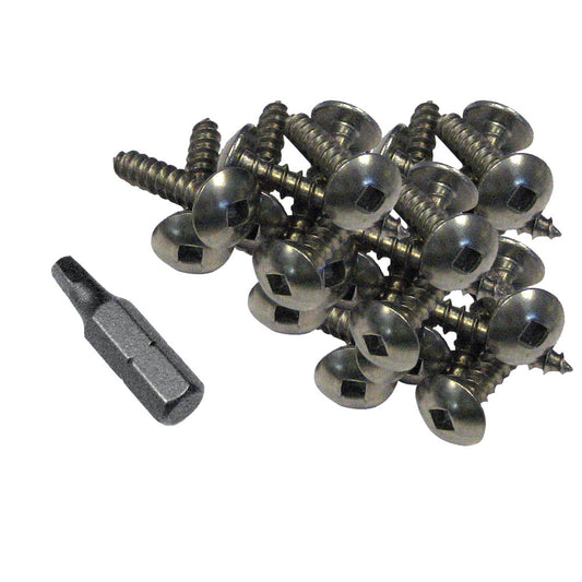 Dock Edge Stainless Steel Profile Fasteners 100 PCS 1" - Reel Draggin' Tackle