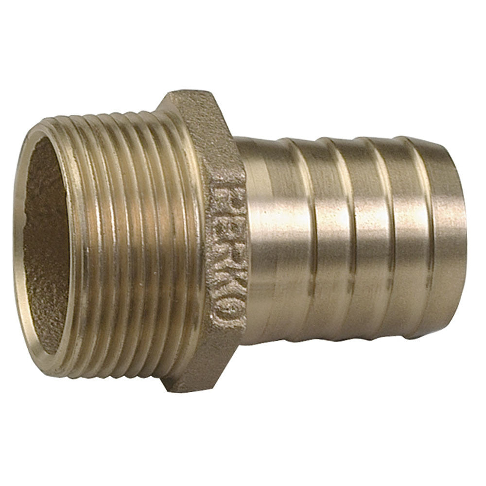 Perko 2&#34; Pipe To Hose Adapter Straight Bronze MADE IN THE USA - Reel Draggin' Tackle