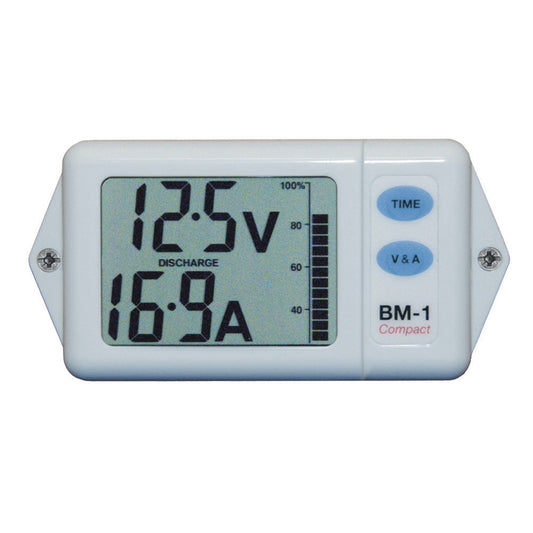 Clipper BM-1CW Battery Monitor Compact White - Reel Draggin' Tackle