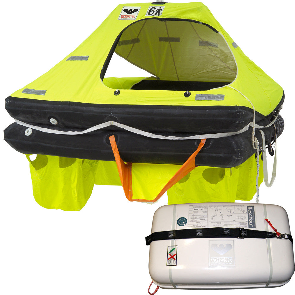 VIKING RescYou Coastal Liferaft 6 Person Container - Reel Draggin' Tackle