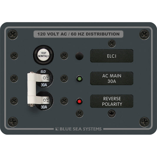 Blue Sea 8100 ELCI GFCI Panel - Reel Draggin' Tackle