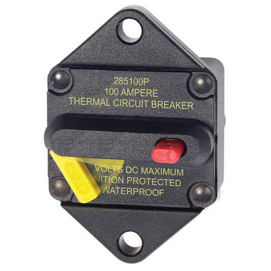 Blue Sea 7087 100 Amp Circuit Breaker Panel Mount 285 Series - Reel Draggin' Tackle