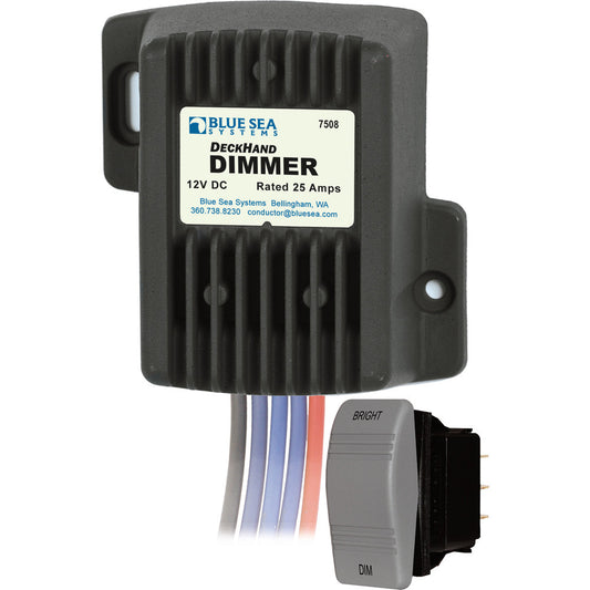 Blue Sea 7508 DeckHand Dimmer - 25 Amp/12V - Reel Draggin' Tackle