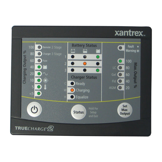 Xantrex TRUECHARGE2 Remote Panel f/20 & 40 & 60 AMP (Only for 2nd generation of TC2 chargers) - Reel Draggin' Tackle