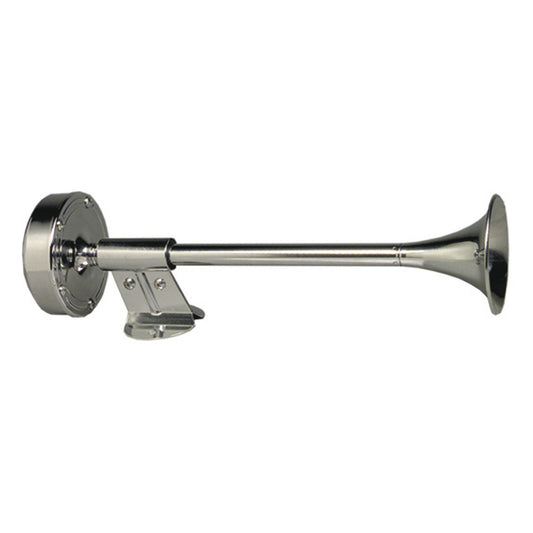 Ongaro Deluxe SS Shorty Single Trumpet Horn - 12V - Reel Draggin' Tackle