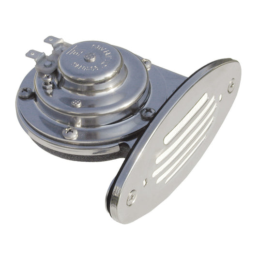 Ongaro Mini Single Drop-In Horn w/SS Grill - High Pitch - Reel Draggin' Tackle