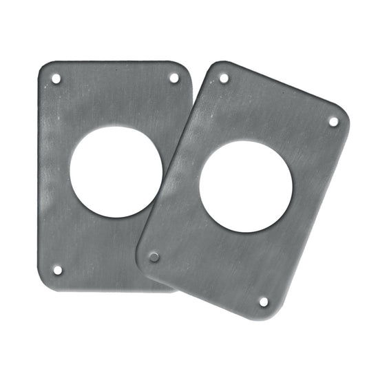 TACO Backing Plates f/Grand Slam Outriggers - Anodized Aluminum - Reel Draggin' Tackle