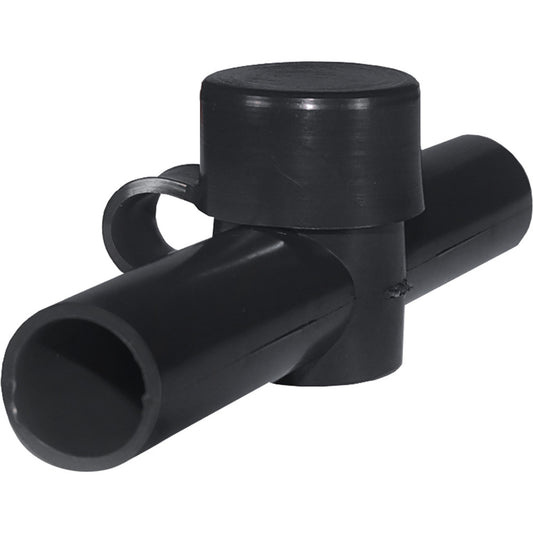 Blue Sea 4002 Cable Cap Dual Entry - Black - Reel Draggin' Tackle