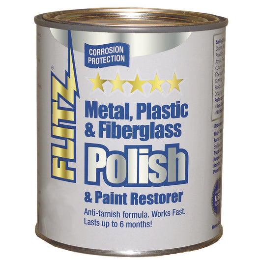 Flitz Polish - Paste - 1 Gallon Can - Reel Draggin' Tackle