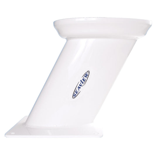 Seaview 12" Modular Mount AFT Raked 10 x 10 Base Plate - f/Large Sat Domes - 18" Top Plate Required - Reel Draggin' Tackle