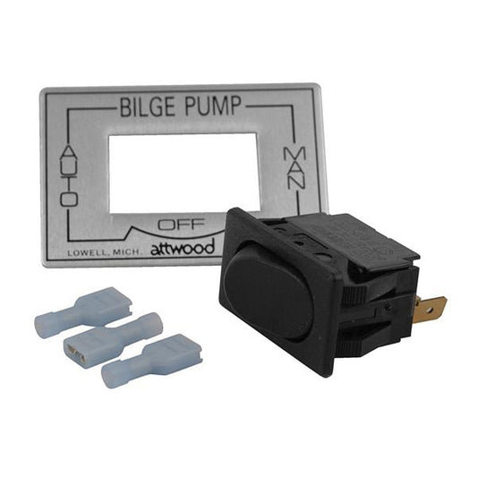 Attwood 3-Way Auto/Off/Manual Bilge Pump Switch - Reel Draggin' Tackle