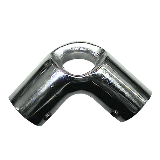 Whitecap 1" O.D. 90° SS Elbow & Eye Anchor - Reel Draggin' Tackle