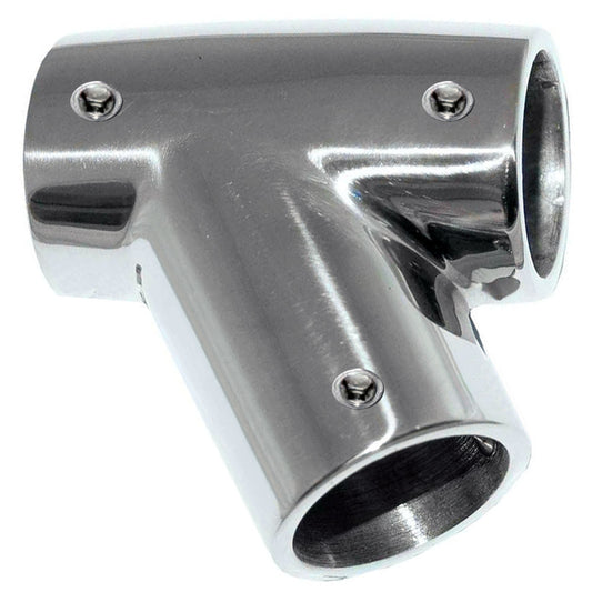 Whitecap ⅞" O.D. 60° SS Tee - Right - Reel Draggin' Tackle