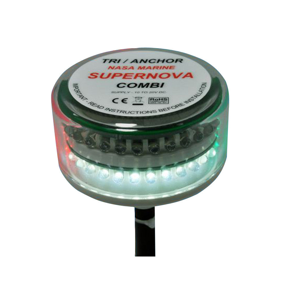 Clipper Supernova Combi LED Tricolor Masthead Anchor Light - Reel Draggin' Tackle