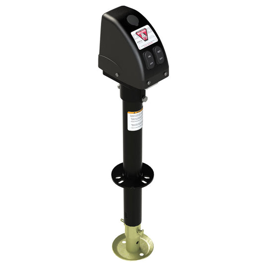 Bulldog 3,500lbs A-Frame RV Jack w/Powered Drive - 12V - Black Cover - Reel Draggin' Tackle