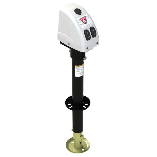 Bulldog 3,500lbs A-Frame RV Jack w/Powered Drive - 12V - White Cover - Reel Draggin' Tackle