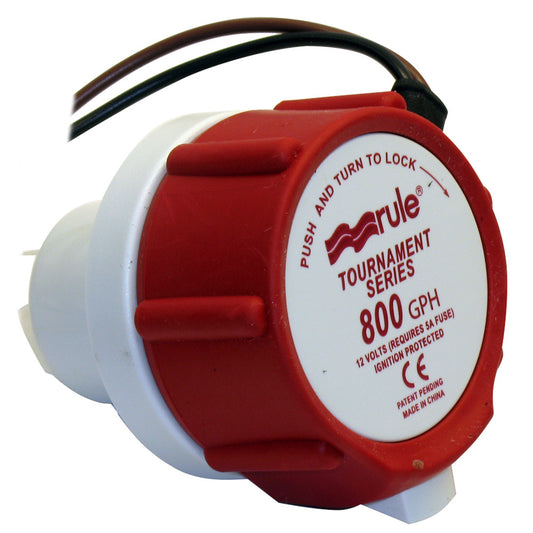 Rule 46DR Replacement Motor Cartridge f/Tournament Series - 800GPM/12V - Reel Draggin' Tackle