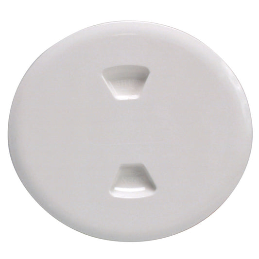 Beckson 5" Twist-Out Deck Plate - White - Reel Draggin' Tackle