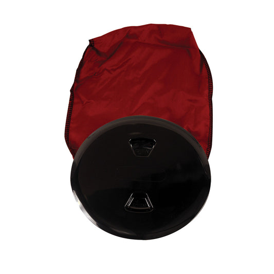 Beckson 5" Stow-Away Deck Plate - Black w/12" Bag - Reel Draggin' Tackle