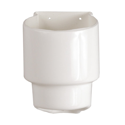 Beckson 8" Smooth Center Pry-Out Deck Plate - White - Reel Draggin' Tackle