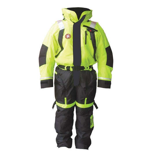 First Watch Anti-Exposure Suit - Hi-Vis Yellow/Black - Large - Reel Draggin' Tackle