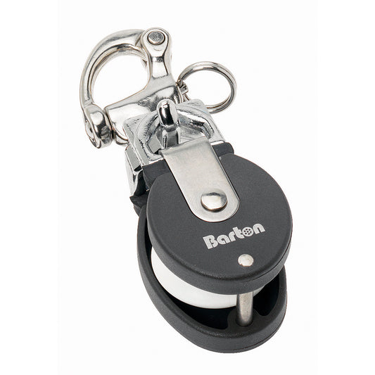 Barton Marine 90301 - Small Snatch Block w/Stainless Snap Shackle - Reel Draggin' Tackle