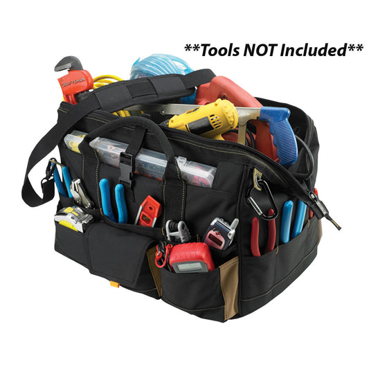 CLC 1535 18" Tool Bag w/ Top-Side Plastic Parts Tray - Reel Draggin' Tackle
