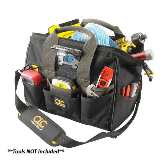 CLC L230 Tech Gear LED Lighted 14" Bigmouth Tool Bag - Reel Draggin' Tackle
