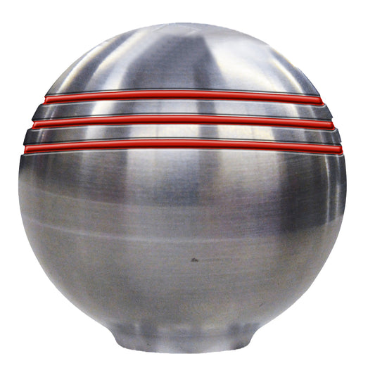 Schmitt  Ongaro Throttle Knob - 1-u215e" - Red Grooves