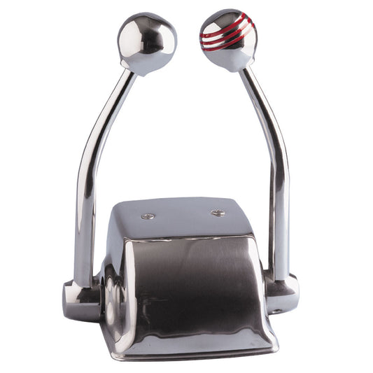 Ongaro Standard Control Arm Set w/Red Throttle Knob & Plain Shift Knob - Reel Draggin' Tackle