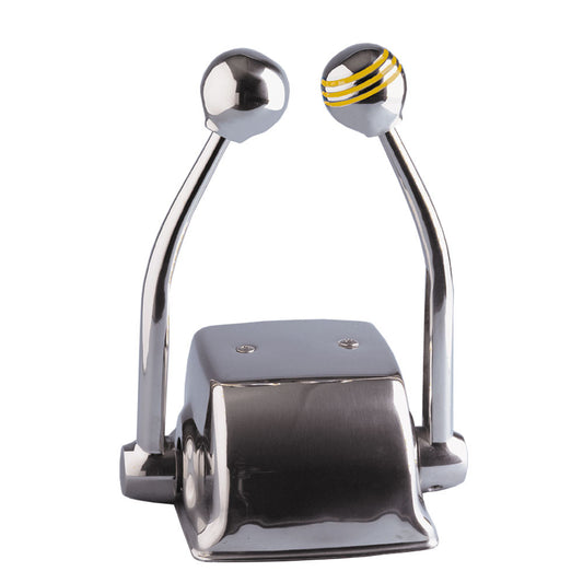 Ongaro Standard Control Arm Set w/Gold Throttle Knob & Plain Shift Knob - Reel Draggin' Tackle