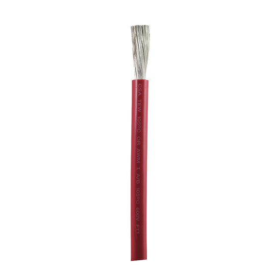 Ancor Red 1 AWG Battery Cable - 100' - Reel Draggin' Tackle