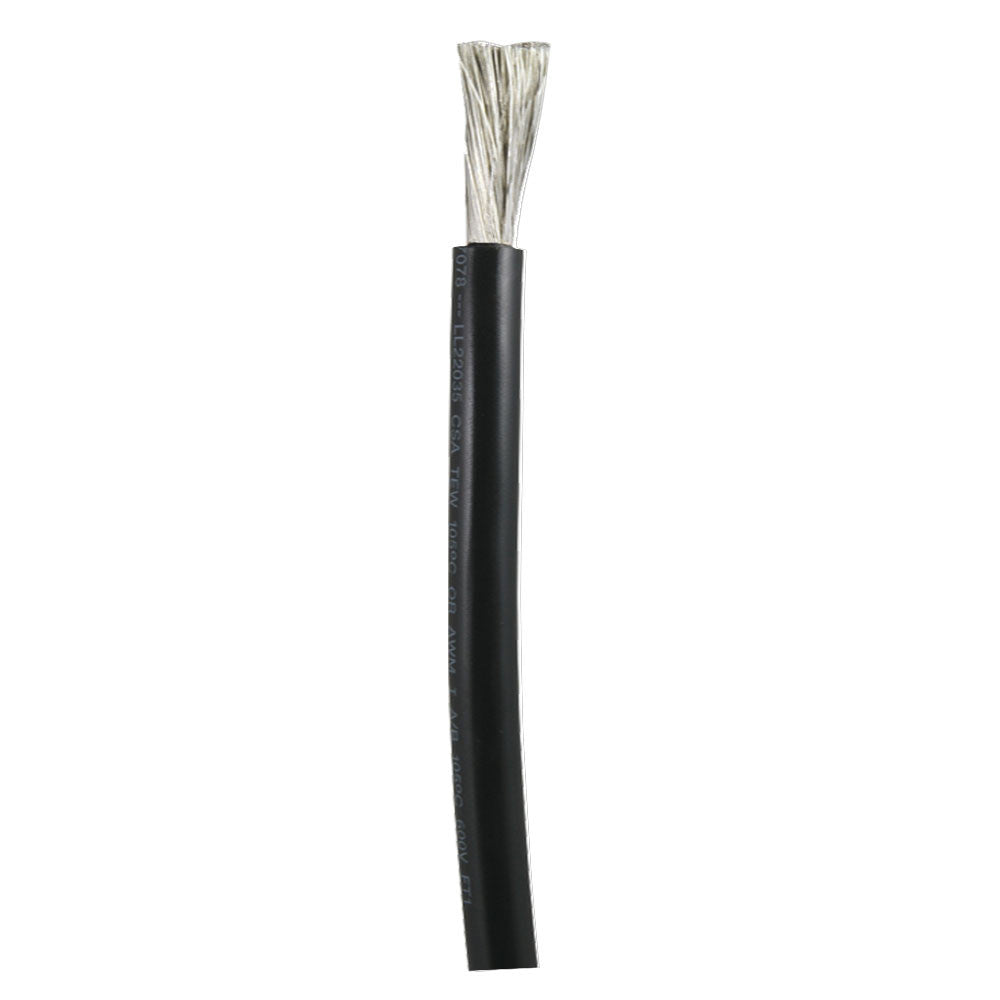 Ancor Black 2/0 AWG Battery Cable - Sold By The Foot - Reel Draggin' Tackle