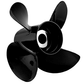 Turning Point LE1/LE2-1317-4 Hustler® Aluminum - Right-Hand Propeller - 13.25 X 17 - 4-Blade - Reel Draggin' Tackle