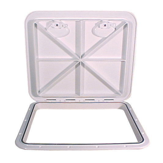 Beckson 18x21" Flush Hatch Horizontal or Vertical - White - Reel Draggin' Tackle