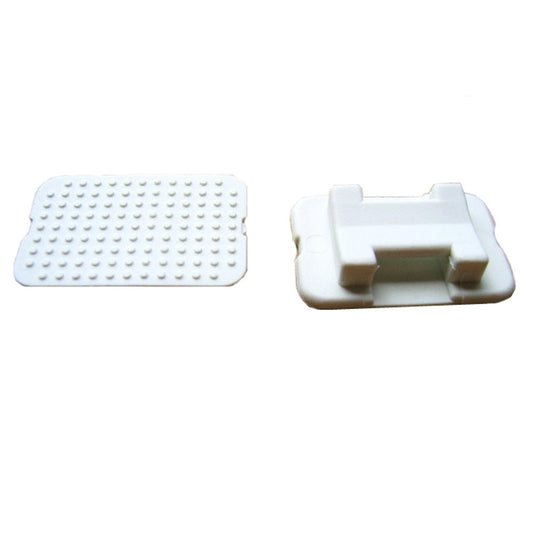 Weld Mount AT-5 Large White Nylon Wire Tie Mount - Qty. 30 - Reel Draggin' Tackle