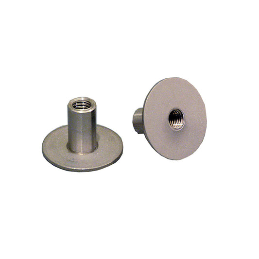Weld Mount 2" Tall Stainless Stud w/1/4" x 20 Threads - Qty. 10 - Reel Draggin' Tackle