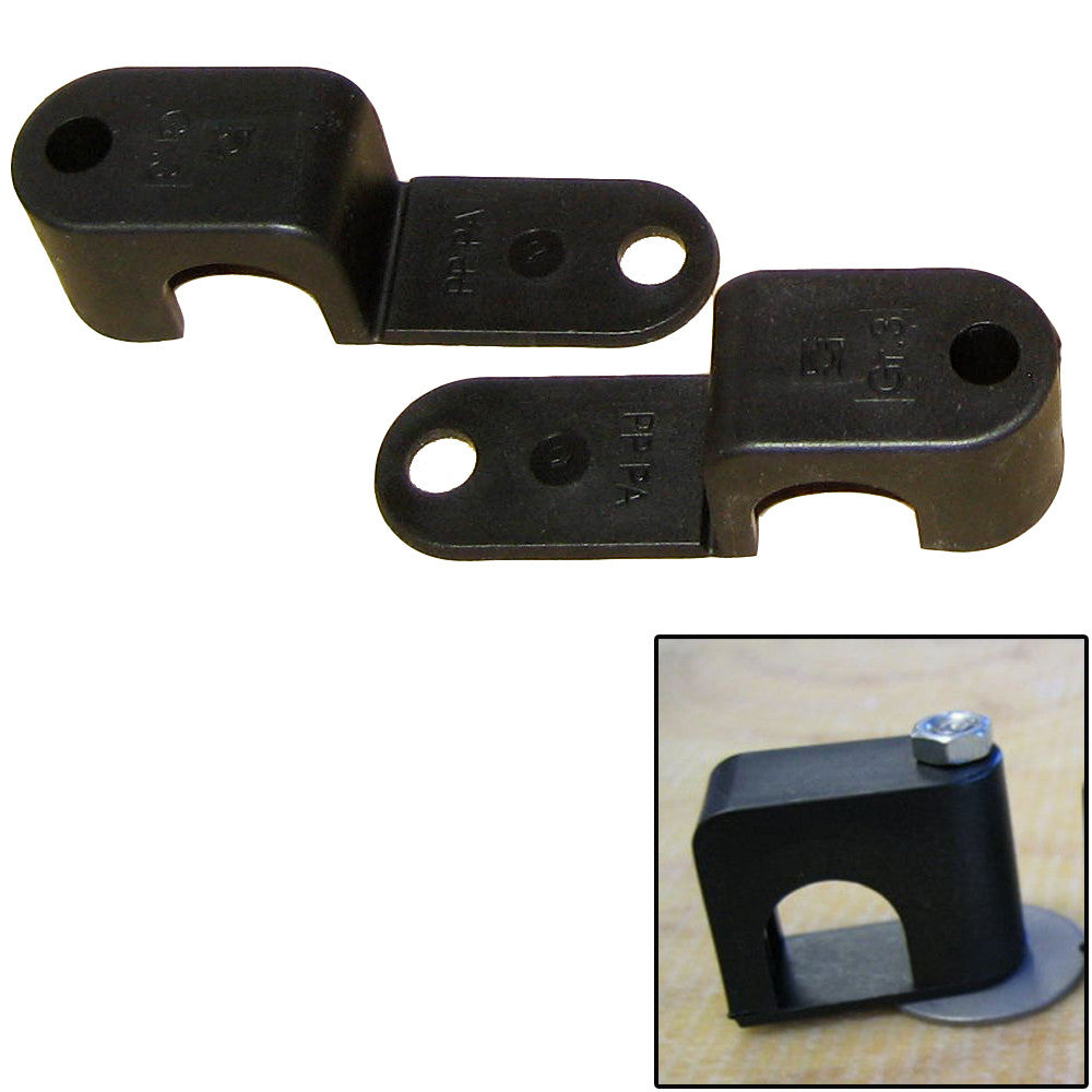 Weld Mount Single Poly Clamp f/1/4" x 20 Studs - 5/8" OD - Requires 1.5" Stud - Qty. 25 - Reel Draggin' Tackle