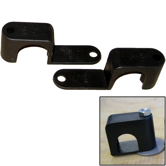 Weld Mount Single Poly Clamp f/1/4" x 20 Studs - 1" OD - Requires 1.75" Stud - Qty. 25 - Reel Draggin' Tackle - 1