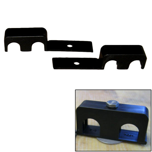 Weld Mount Double Poly Clamp f/1/4" x 20 Studs - 5/8" OD - Requires 1.5" Stud - Qty. 25 - Reel Draggin' Tackle