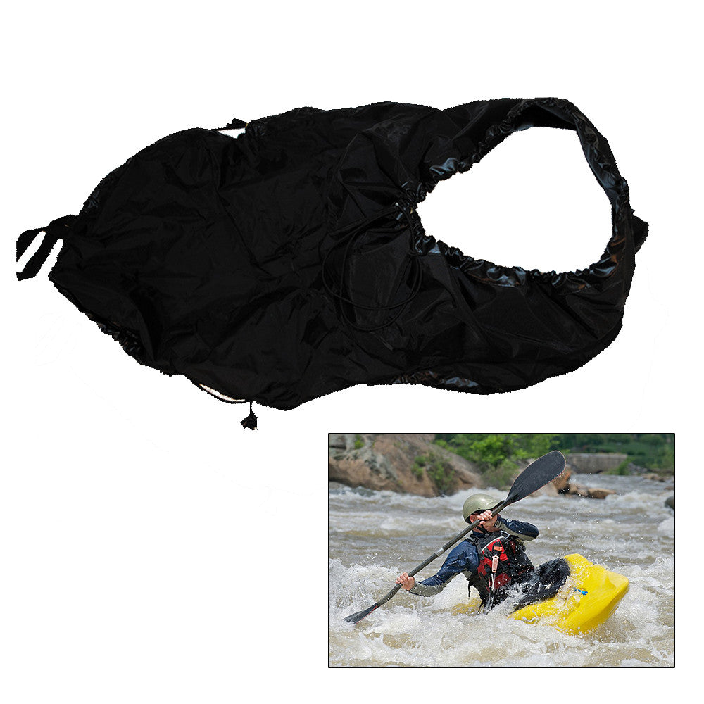 Attwood Universal Fit Kayak Spray Skirt - Black - Reel Draggin' Tackle