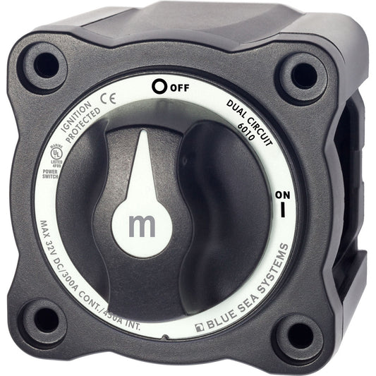 Blue Sea 3010200 Battery Switch Dual Circuit - Black - Reel Draggin' Tackle - 1