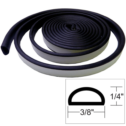 TACO Weather Seal - 10'L x ¼"H x ⅜"W - Black - Reel Draggin' Tackle
